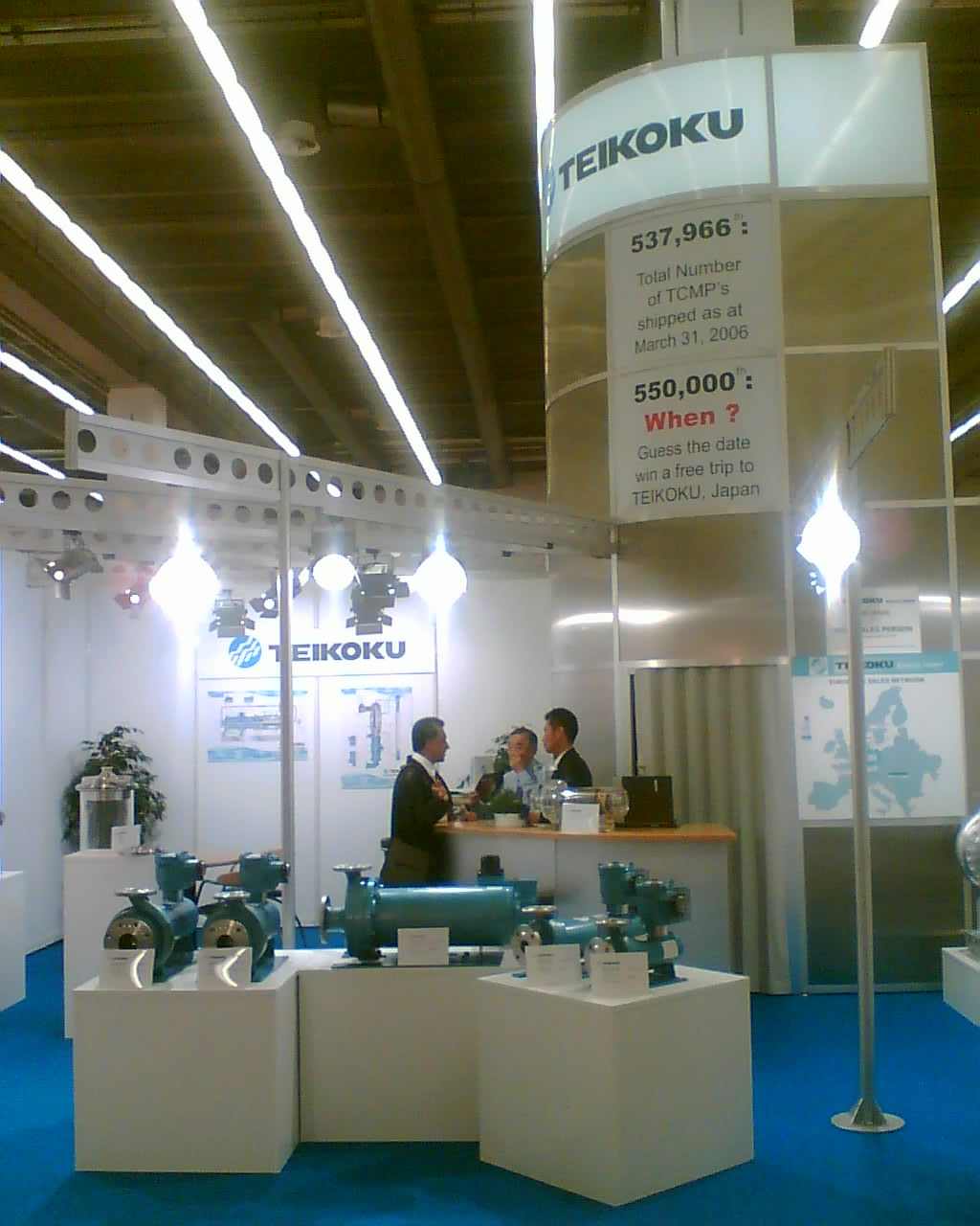 Stand auf der Achema 2006